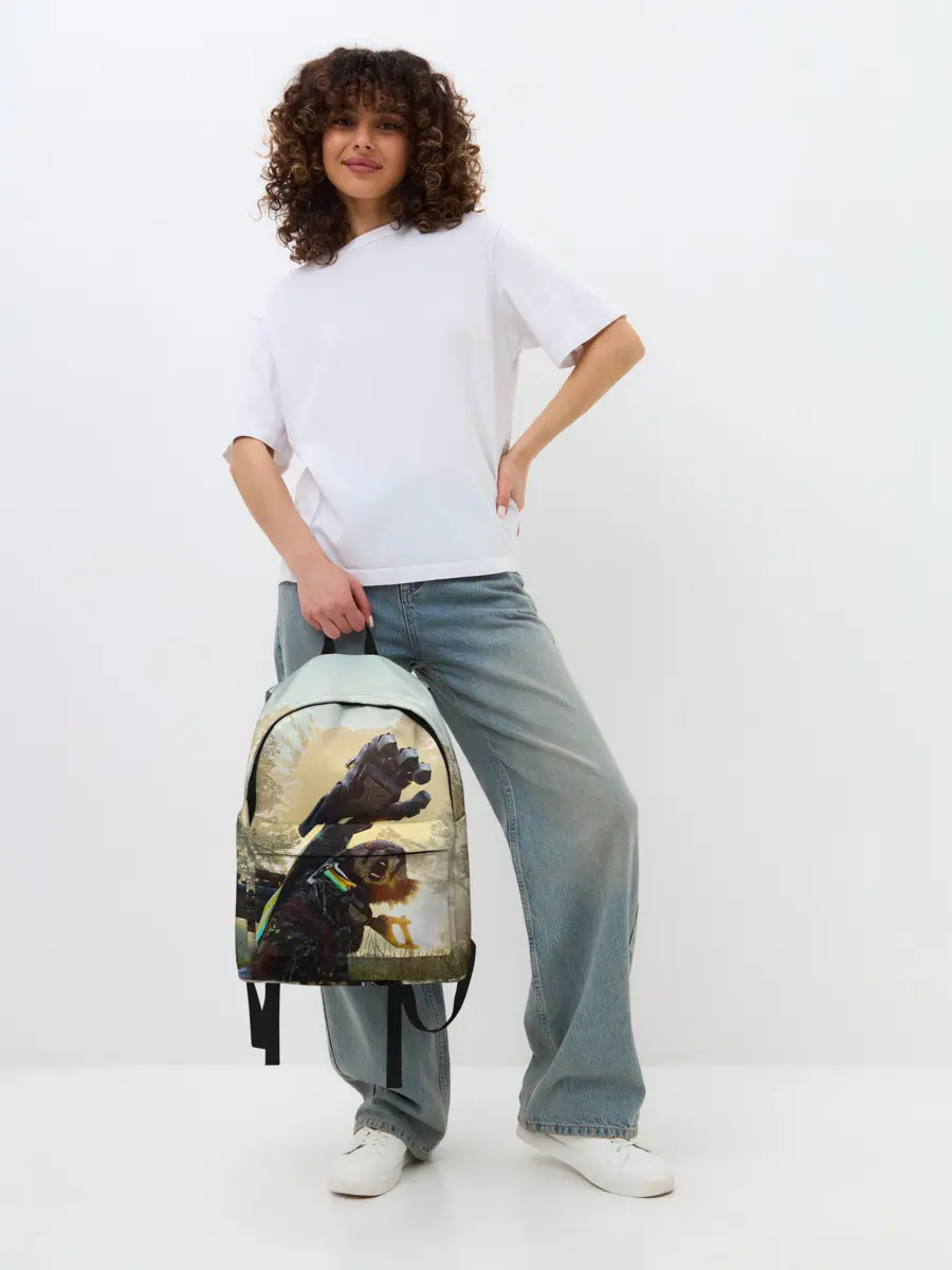 Рюкзак джинсовый / Biomutant | Биомутант рука