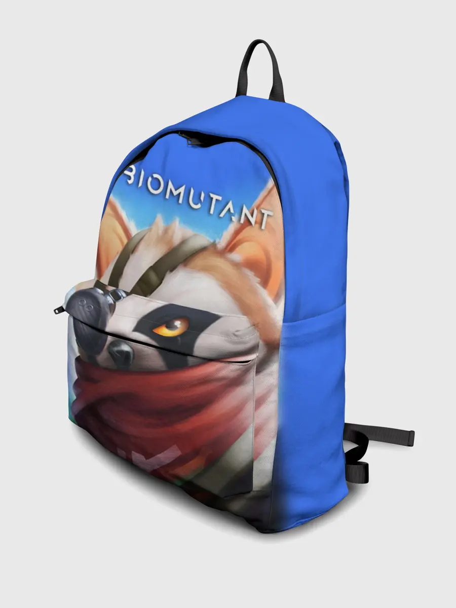 Рюкзак джинсовый / Biomutant | Биомутант рисунок