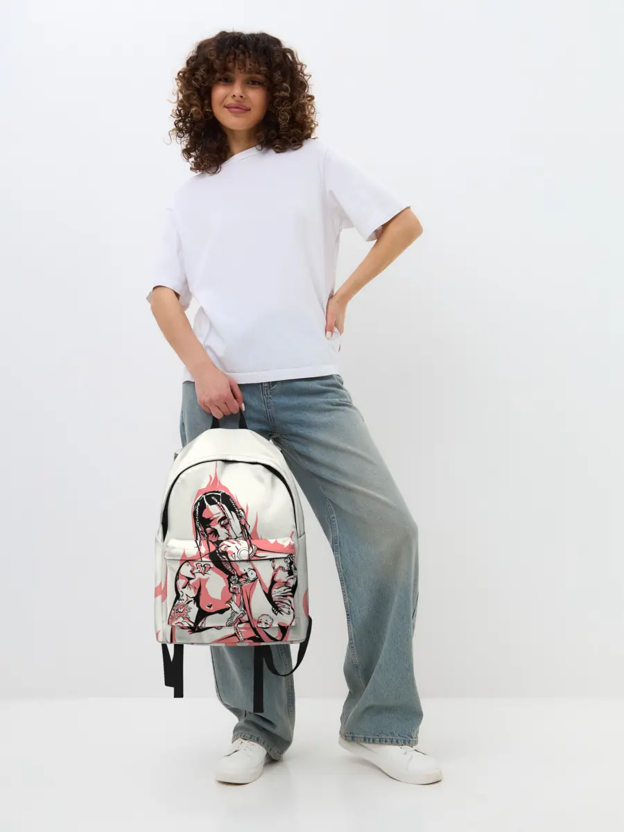 Рюкзак джинсовый / Тревис в огне