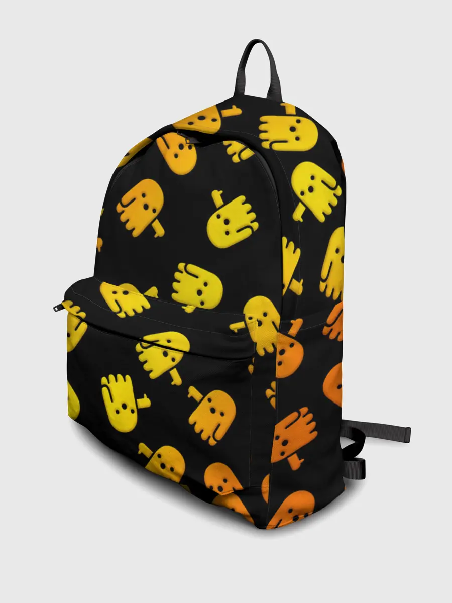 Рюкзак джинсовый / BOO! ПРИЗРАК, ПРИВЕДЕНИЕ ХЕЛЛОУИН ОРАНЖЕВЫЙ