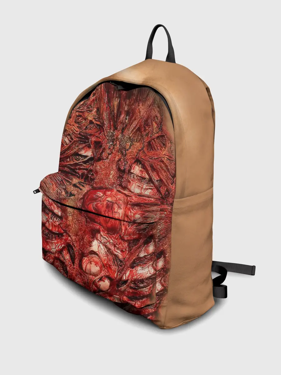 Рюкзак джинсовый / Открытая грудная клетка