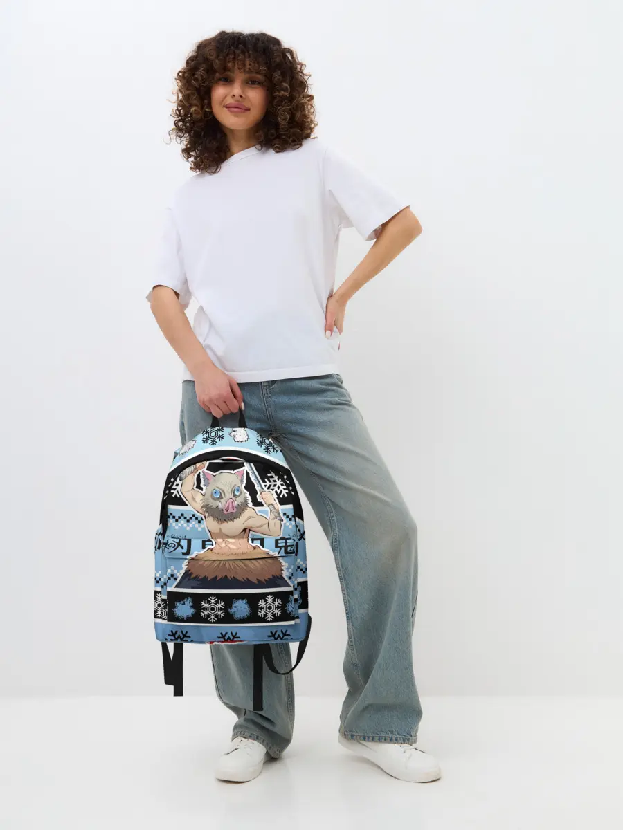 Рюкзак джинсовый / ИНОСКЕ ХАШИБИРА