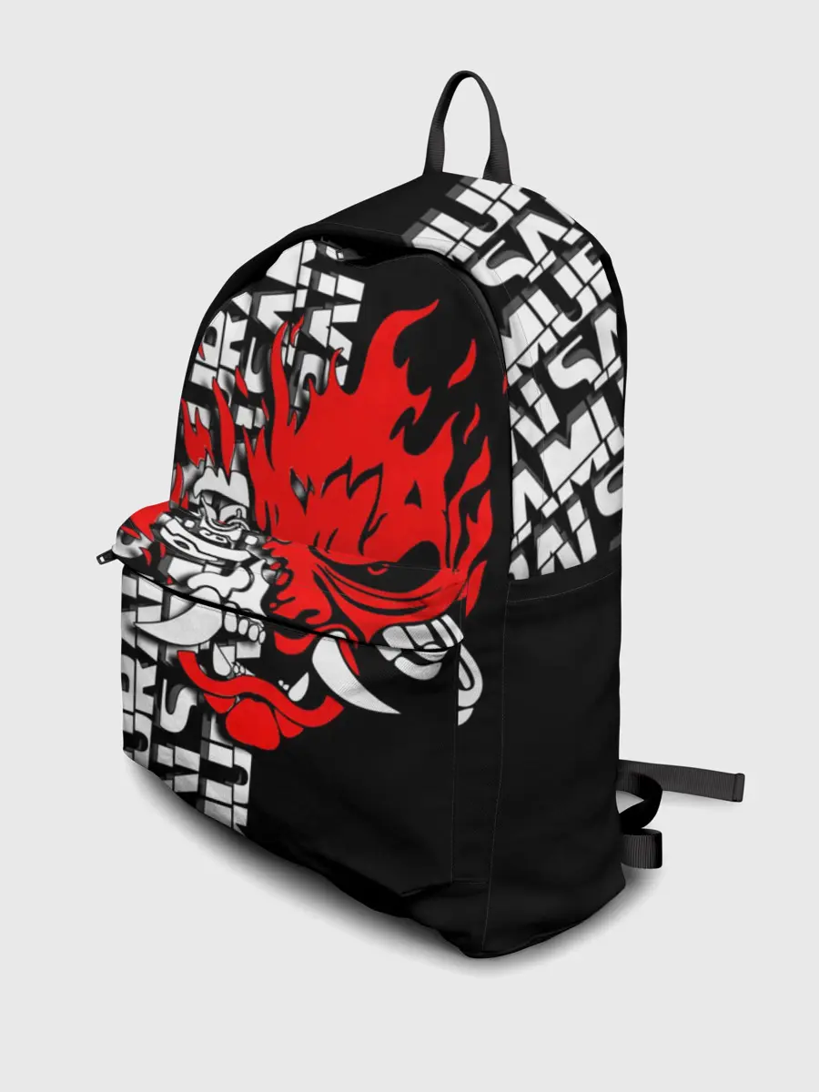 Рюкзак джинсовый / SAMURAI | CYBERPUNK 2077 | КИБЕРПАНК