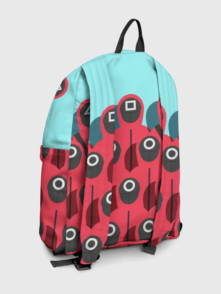 Рюкзак джинсовый / Охрана | Squid game