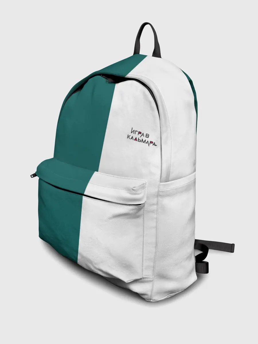 Рюкзак джинсовый / ИГРА В КАЛЬМАРА | РУС ЛОГО