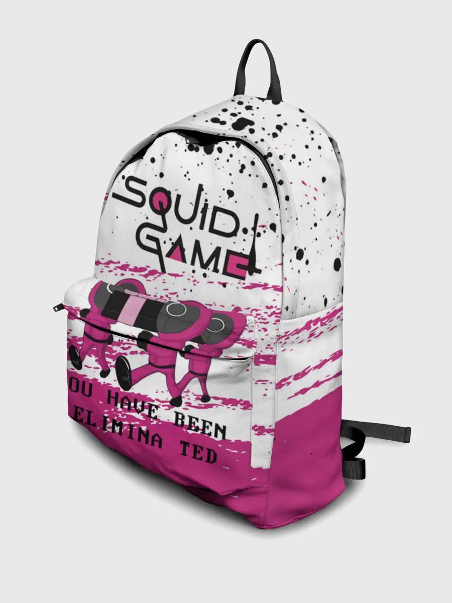 Рюкзак джинсовый / Squid Game - Вы были исключены.