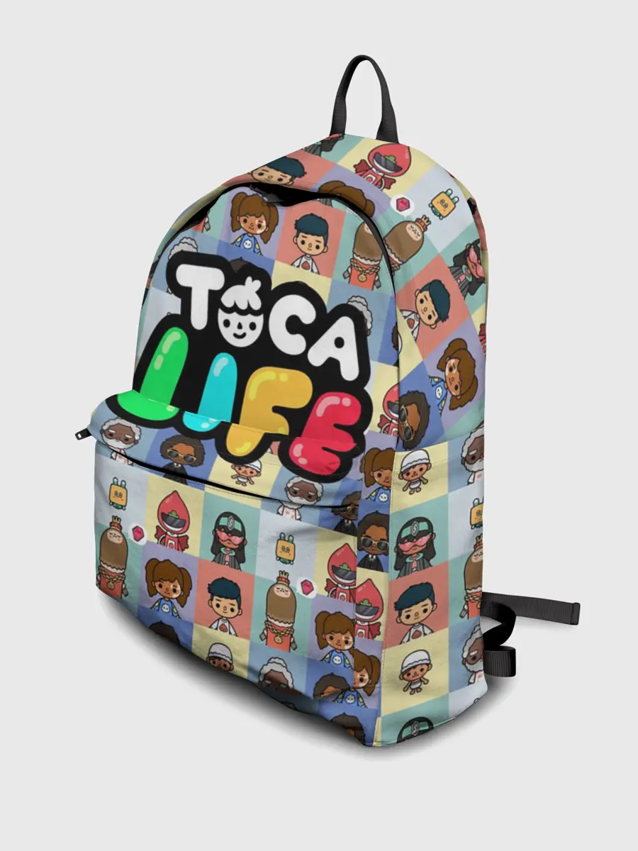 Рюкзак джинсовый / Toca Boca characters | Тока бока персонажи