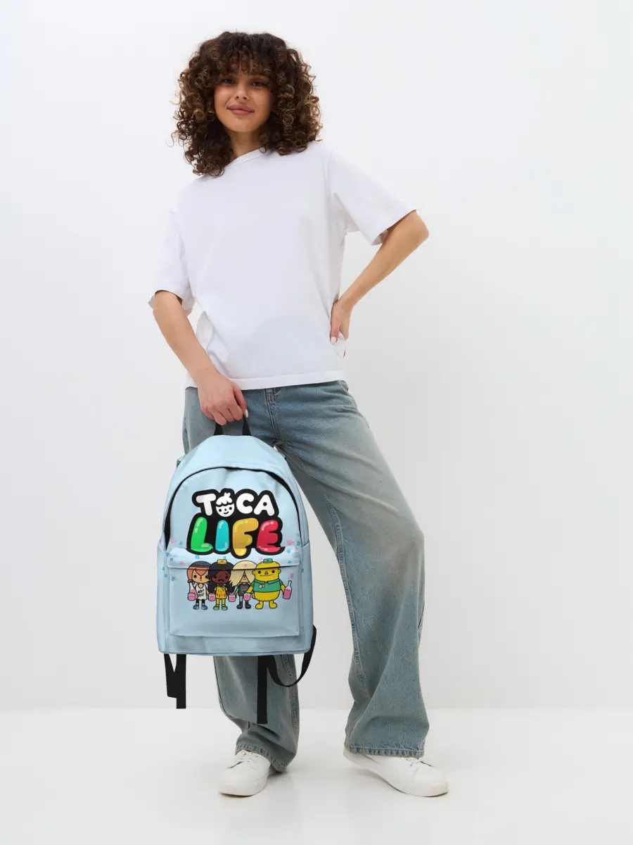 Рюкзак джинсовый / Toca Boca | Тока бока праздник