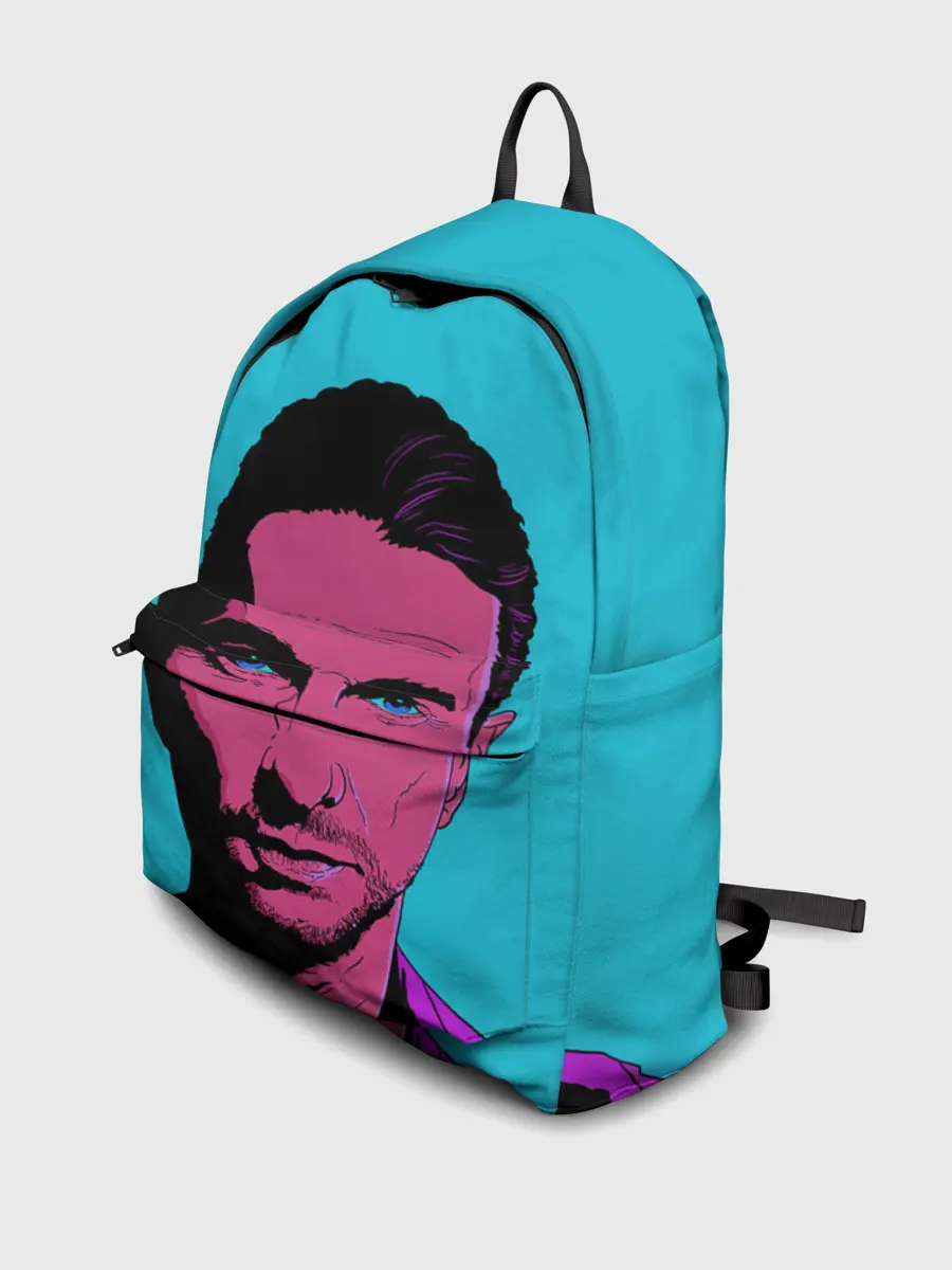 Рюкзак джинсовый / Дэйв Гаан арт