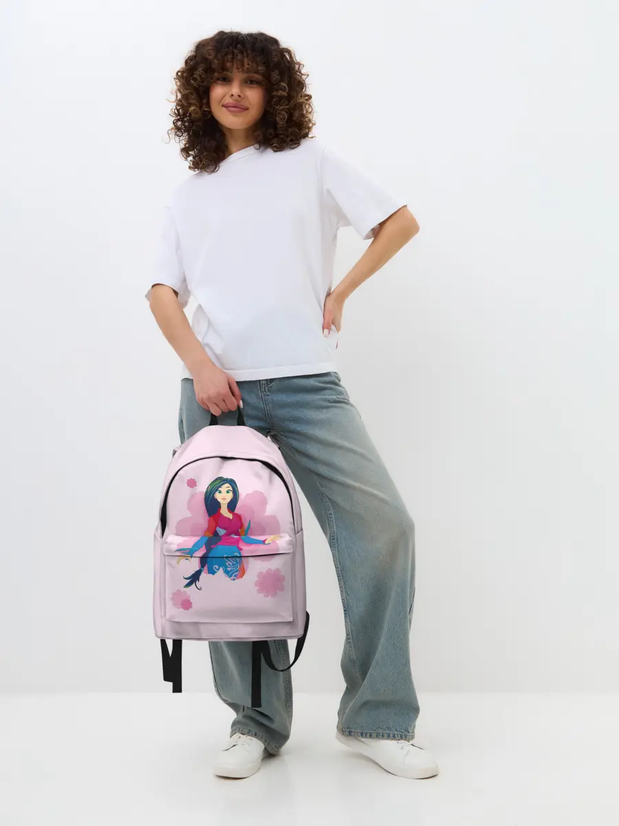 Рюкзак джинсовый / Циркачка Мэй