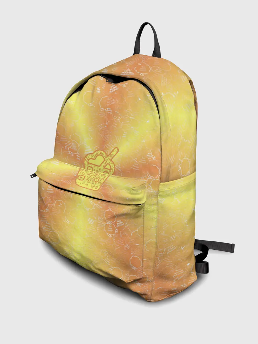 Рюкзак джинсовый / Коктейль на фоне АПВ 10.2.6.14