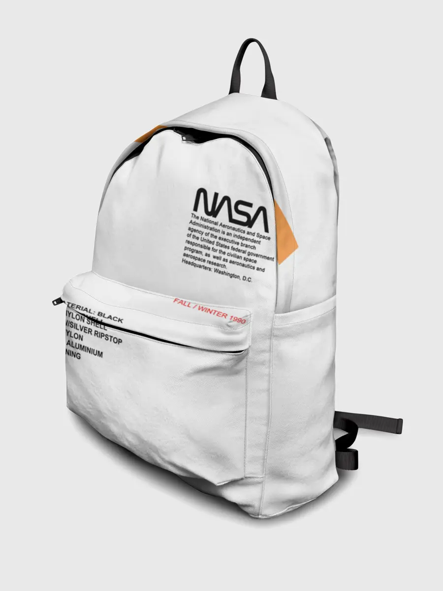 Рюкзак джинсовый / NASA БЕЛАЯ ФОРМА | НАСА WHITE UNIFORM