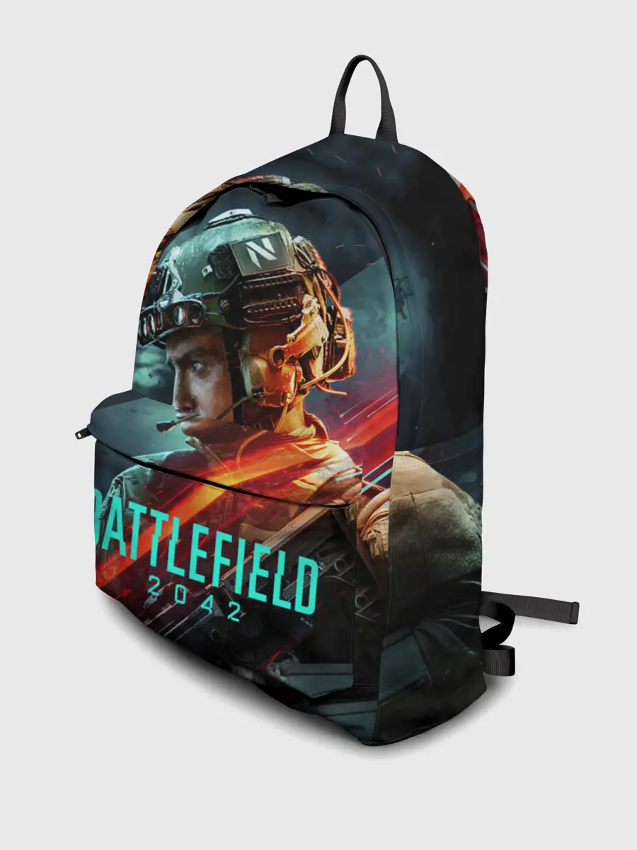 Рюкзак джинсовый / Battlefield 2042 game art
