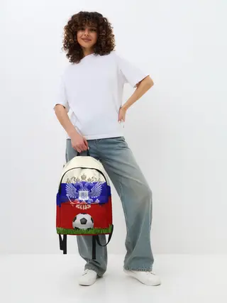 Рюкзак джинсовый / Российский футбол