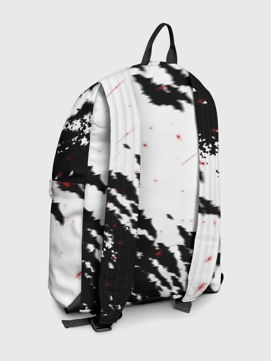 Рюкзак джинсовый / Берсерк маска с красными глазами