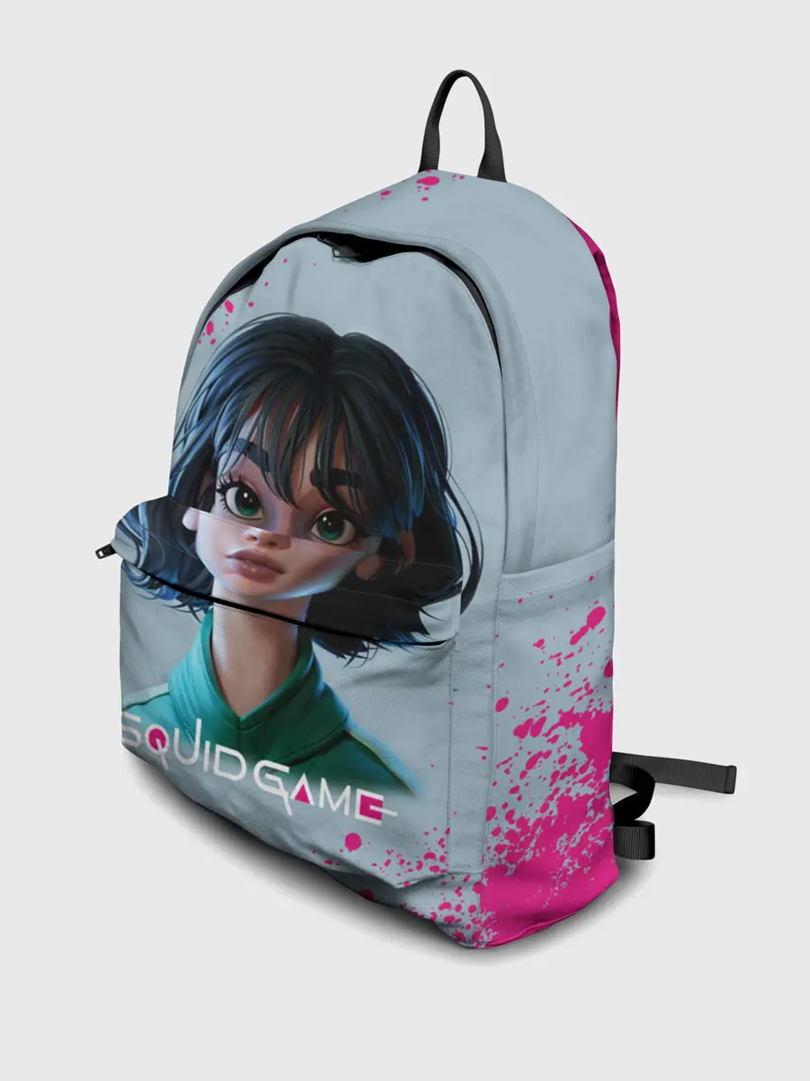 Рюкзак джинсовый / 067 | Розовые брызги