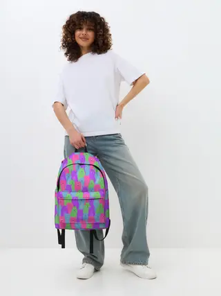 Рюкзак джинсовый / BRIGHT CATS