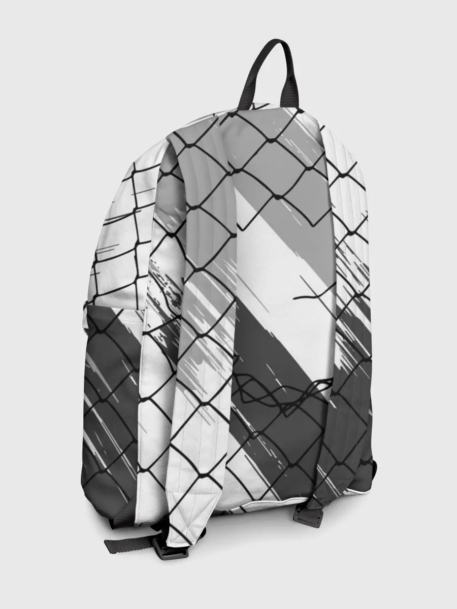 Рюкзак джинсовый / Чёрный клевер бык за решеткой.