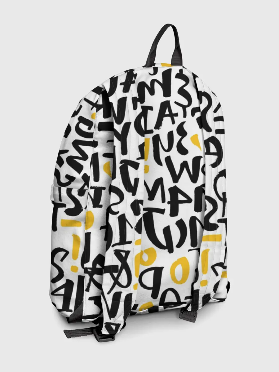 Рюкзак джинсовый / Буквенный бум