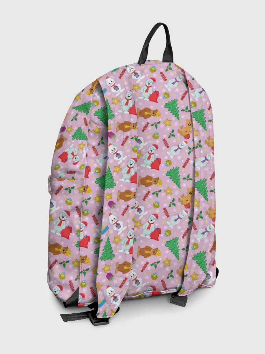 Рюкзак джинсовый / Новогодние Зверюшки