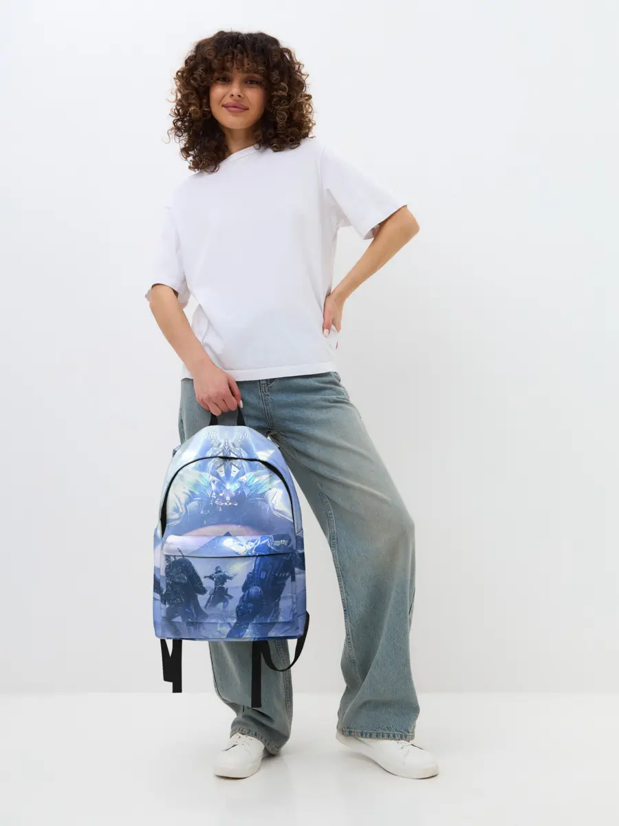 Рюкзак джинсовый / DESTINY 2 ЛЕДЯНОЙ МАРС / СТРАЖИ