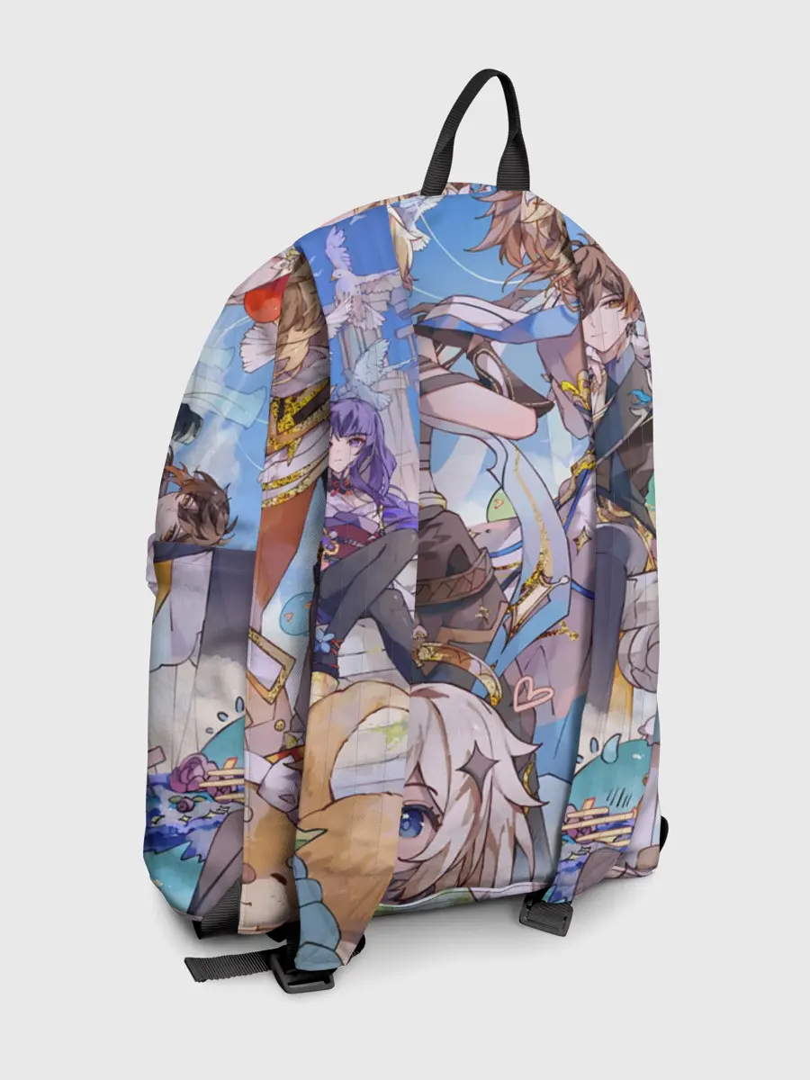 Рюкзак джинсовый / Genshin impact день рождение