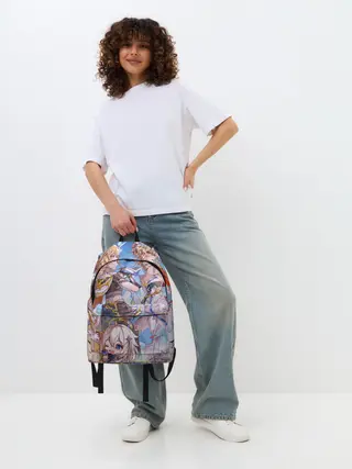 Рюкзак джинсовый / Genshin impact день рождение