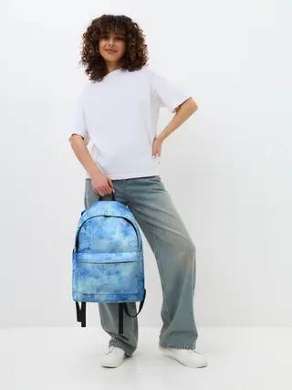 Рюкзак джинсовый / Красочная синева