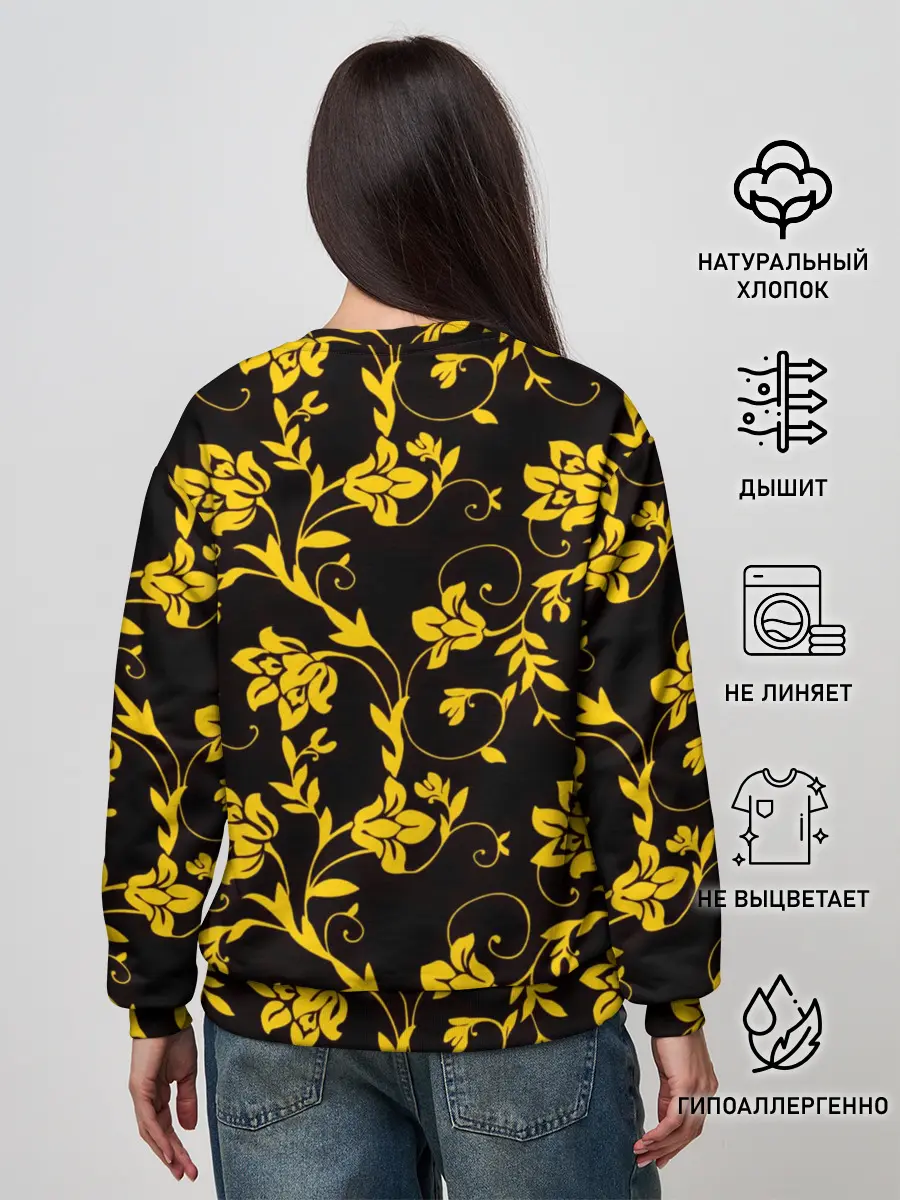 Женский свитшот / Nirvana узоры