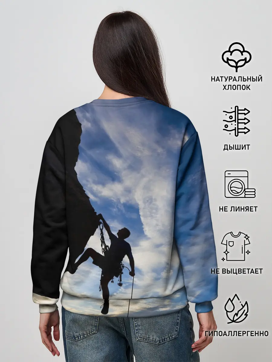 Женский свитшот / climbing