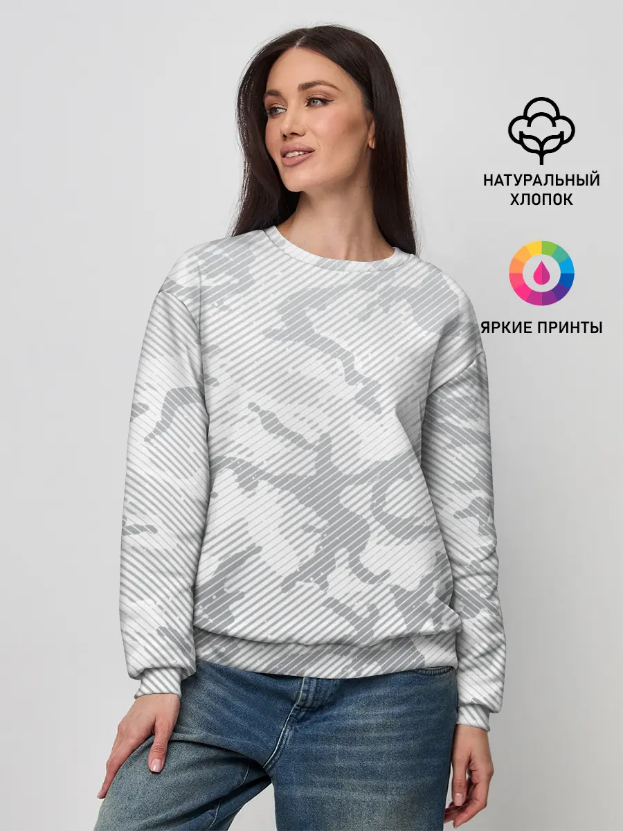 Женский свитшот / Lite Camouflage Lines