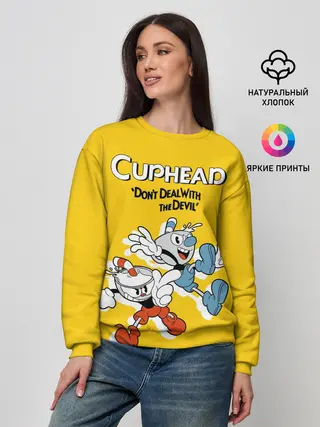 Женский свитшот / Cuphead
