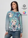 Женский свитшот / Miku множество