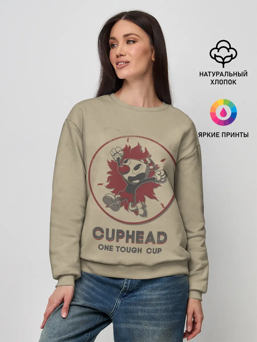 Женский свитшот / Cuphead