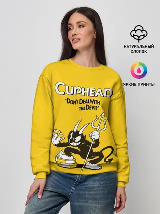 Женский свитшот / Cuphead