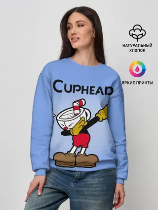 Женский свитшот / Cuphead