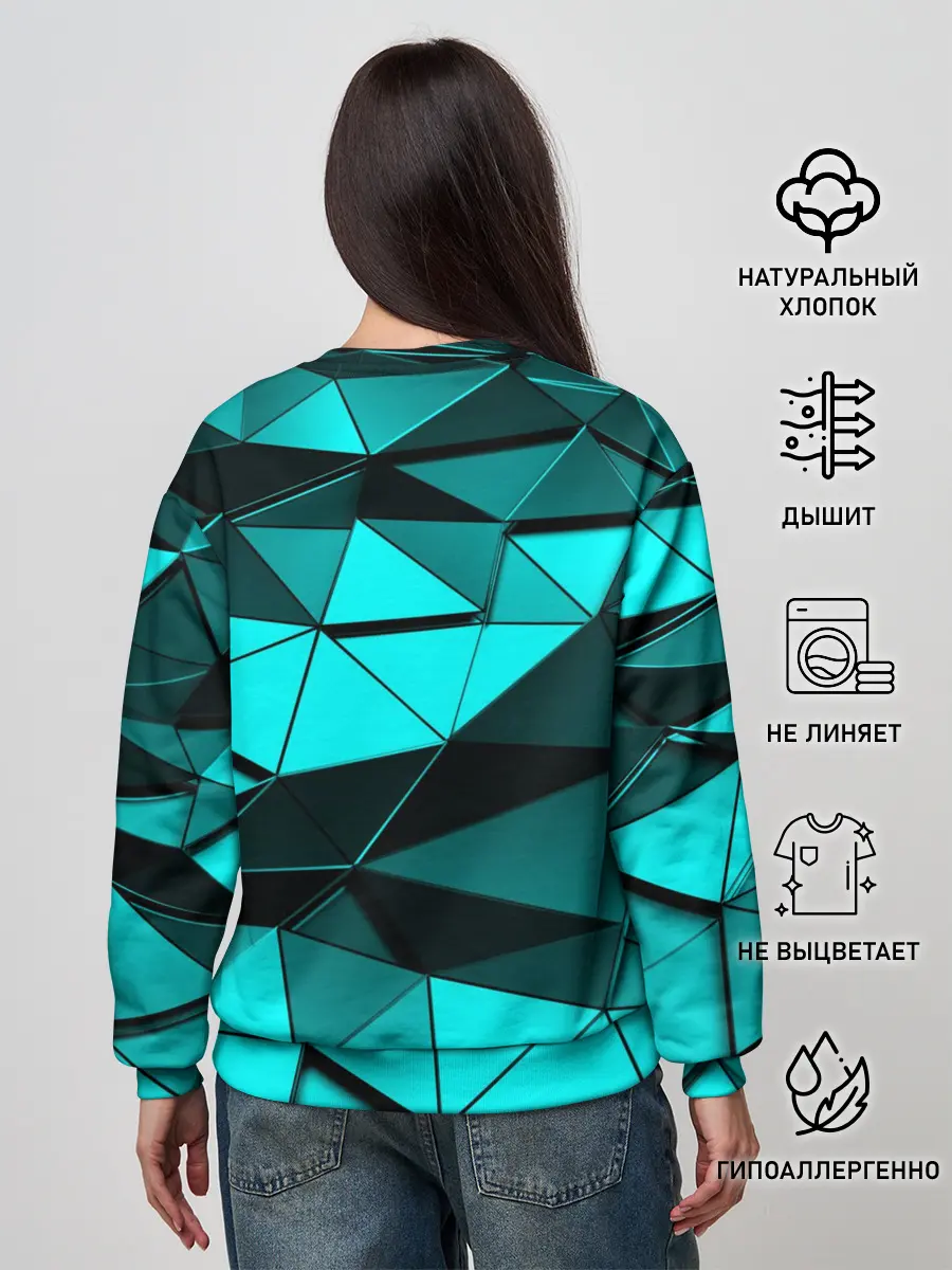 Женский свитшот / Metalic collection