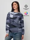 Женский свитшот / Metalic geometry