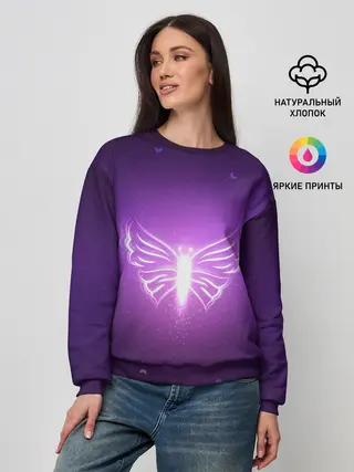 Женский свитшот / Бабочка