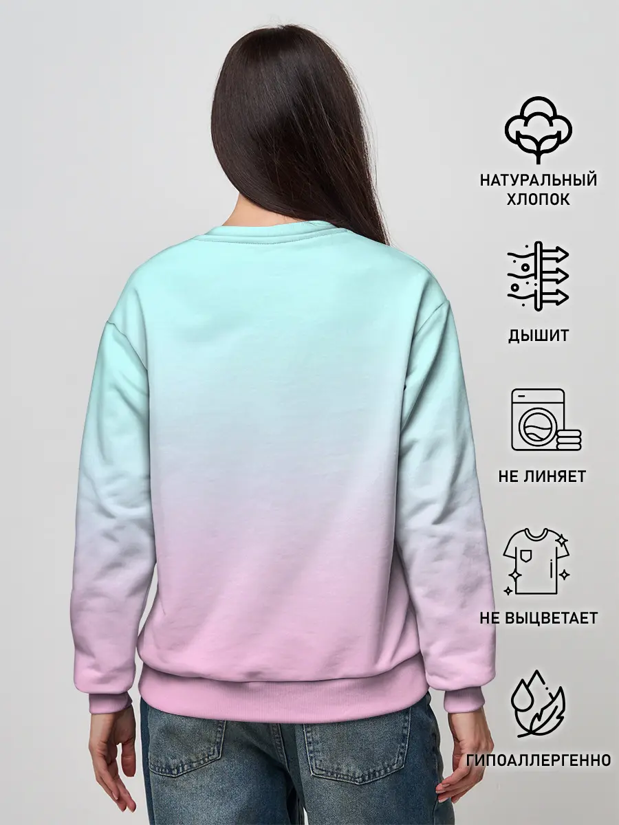 Женский свитшот / Funny PUG