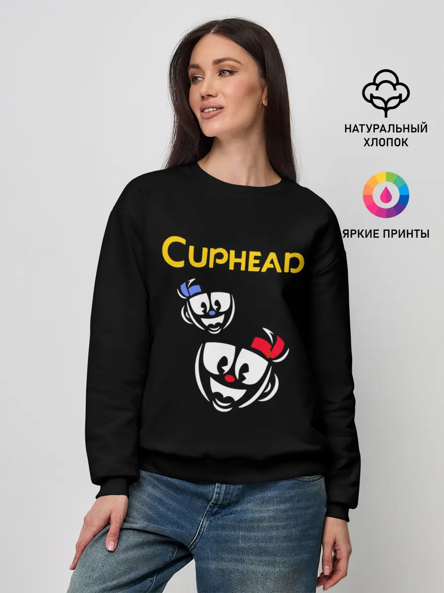Женский свитшот / Cuphead