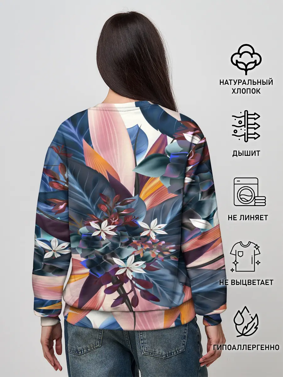 Женский свитшот / Flower collection