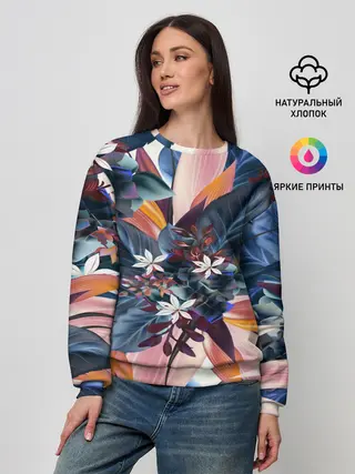 Женский свитшот / Flower collection