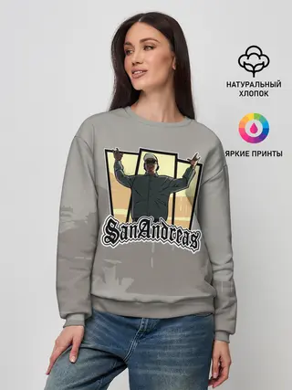 Женский свитшот / GTA SA - Райдер v2