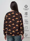 Женский свитшот / Galaxy pizza
