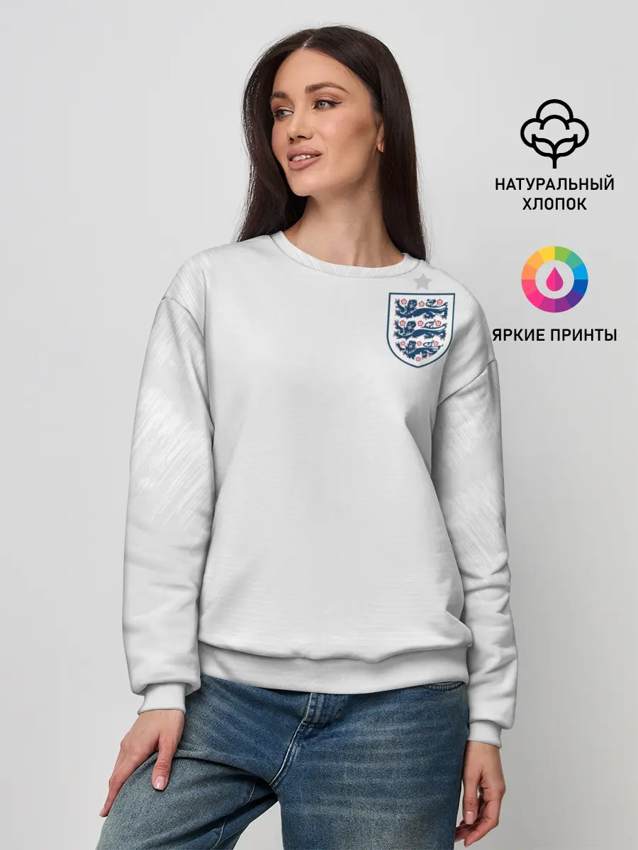 Женский свитшот / England home WC 2018
