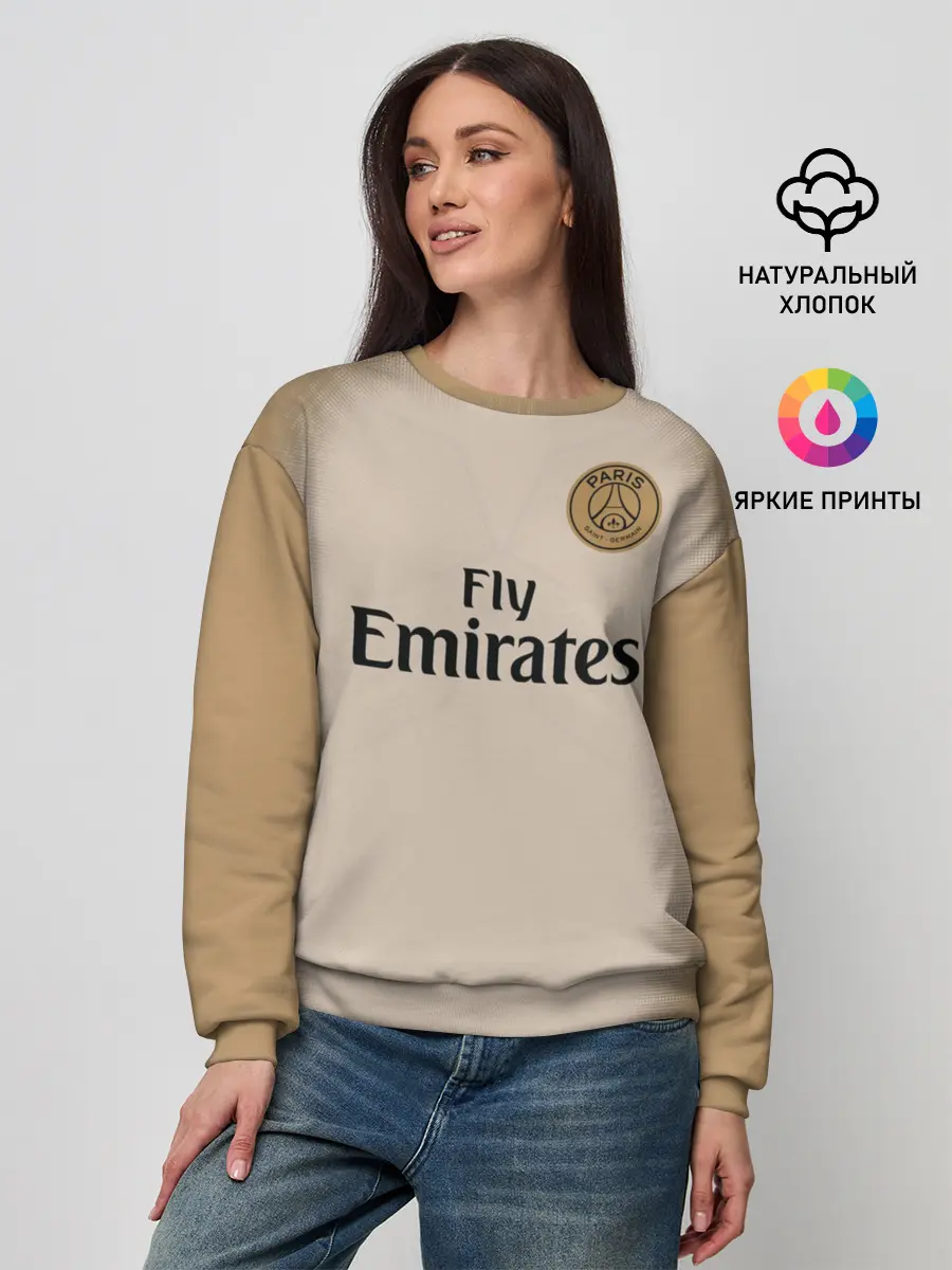 Женский свитшот / PSG Форма Новая Away 18/19