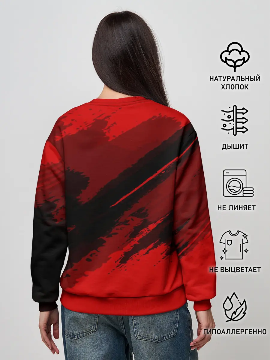 Женский свитшот / JUVENTUS SPORT RED