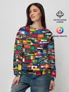 Женский свитшот / Флаги всех стран
