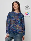 Женский свитшот / Необычные узоры